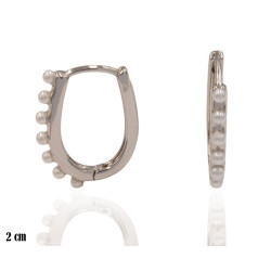 Kolczyki Xuping rodowane - MF40339